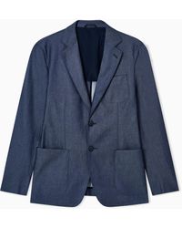 Giorgio Armani - Upton Line Single-Breasted Jacket - Lyst