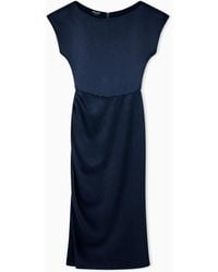Giorgio Armani - Dress With Crew Neck - Lyst