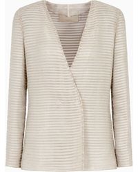 Giorgio Armani - Single-Breasted Jacket - Lyst