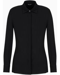 Giorgio Armani - Asv Classic Shirt In Organic Silk - Lyst