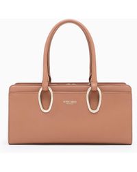 Giorgio Armani - Leather Bauletto Bag - Lyst