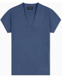 Giorgio Armani - Short Sleeve Top - Lyst