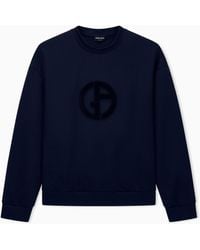 Giorgio Armani - Sweatshirt With Regular Fit - Lyst