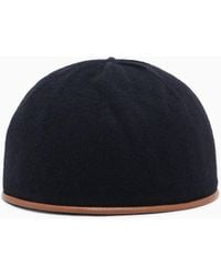 Giorgio Armani - Virgin Wool And Cashmere Beanie Hat - Lyst