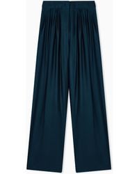 Giorgio Armani - Trousers With Pleats - Lyst