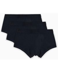 Giorgio Armani - Stretch Jersey Boxers With Logo Band - Lyst