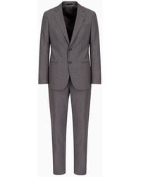 Giorgio Armani - Soho Line Wool-and-cashmere Single-breasted Suit - Lyst