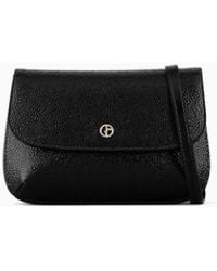 Giorgio Armani - Mini La Prima Shoulder Bag In Pebbled Patent Leather - Lyst