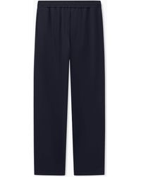 Giorgio Armani - Virgin Wool Flat-Front Trousers - Lyst