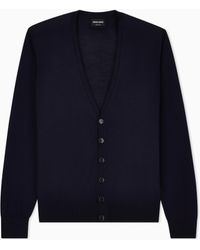 Giorgio Armani - Button Cardigan - Lyst
