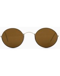 Giorgio Armani - Unisex Oval Sunglasses - Lyst