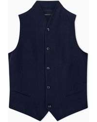 Giorgio Armani - Waistcoat Regular Fit - Lyst