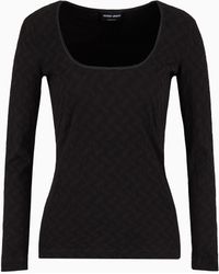 Giorgio Armani - Asv Crew-Neck Jumper - Lyst