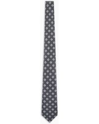 Giorgio Armani - Printed Silk Tie - Lyst