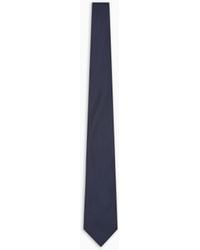 Giorgio Armani - Chevron Jacquard Pure Silk Tie - Lyst