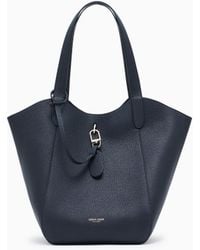 Giorgio Armani - Medium Pebbled Leather Handbag - Lyst