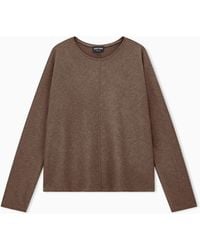 Giorgio Armani - Round-Neck Sweater New Normal - Lyst