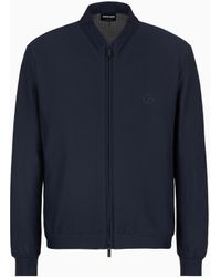 Giorgio Armani - Cazadora De Tejido Gofrado Técnico - Lyst