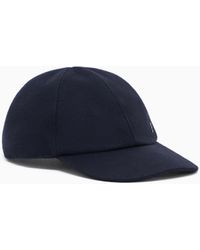 Giorgio Armani - Virgin Wool And Cashmere Baseball Cap - Lyst