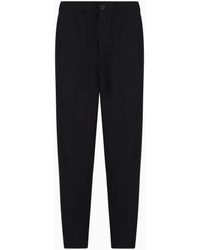 Giorgio Armani - Single-Pleat, Pure Virgin Wool Crêpe Trousers - Lyst