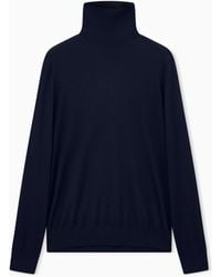 Giorgio Armani - Sweater Regular Fit Plain Knit Cashmere - Lyst