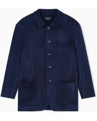 Giorgio Armani - Single-Breasted Jacket - Lyst