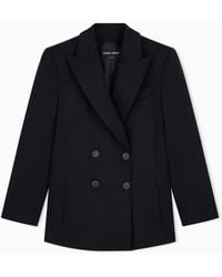 Giorgio Armani - Double-Breasted Blazer - Lyst