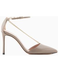 Giorgio Armani - Nappa-leather D'orsay Court Shoes - Lyst