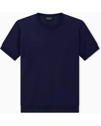 Giorgio Armani - Slim-Fit Sweater - Lyst