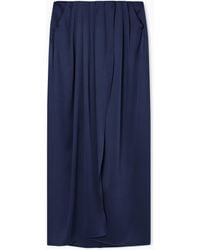 Giorgio Armani - Long Silk Wrap Skirt - Lyst