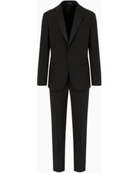 Giorgio Armani - Pure Wool, Half-Canvassed, Slim-Fit Tuxedo From The Soho Line - Lyst