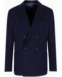 Giorgio Armani - Vicuña Double-Breasted Jacket - Lyst