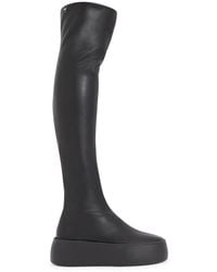 Giuseppe Zanotti - Leather-Look Fabric Sneaker Boots - Lyst