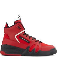 Red High-top trainers for Men - Up to 65% off at Lyst.co.uk