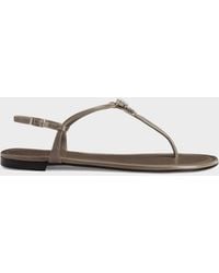 Giuseppe Zanotti - Anyelle Flat Sandal - Lyst