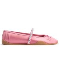 Giuseppe Zanotti - Rhinestone Bow Ballet Flat - Lyst