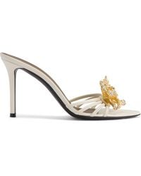 Giuseppe Zanotti - Orchid Crystal 90 Mules - Lyst