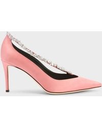 Giuseppe Zanotti - Filipa Crystal Pump 85 - Lyst