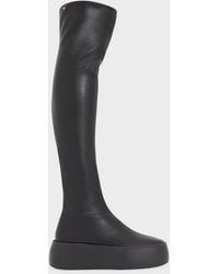 Giuseppe Zanotti - Leather-Look Fabric Sneaker Boots - Lyst