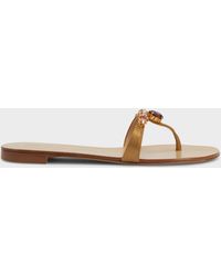 Giuseppe Zanotti - Katisha Flat Sandal - Lyst