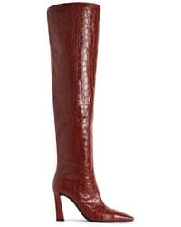 Giuseppe Zanotti - 90Mm Crocodile-Embossed Knee-High Boots - Lyst