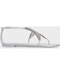Giuseppe Zanotti - Almathea Flat Sandal - Lyst