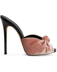 velvet open toe heels
