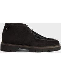 Giuseppe Zanotti - Rivaux High Lace Up - Lyst