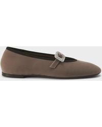 Giuseppe Zanotti - Georgia Buckle Ballerina - Lyst
