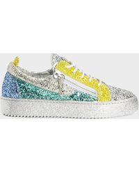 Giuseppe Zanotti - Gail Glitter Low Top - Lyst