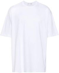 Comme des Garçons - T-shirt basic bianca manica lunga - Lyst