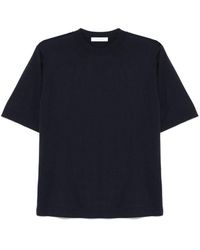 Cruciani - T-shirt blu in maglia sottile - Lyst