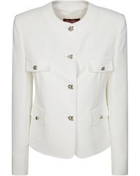 Max Mara - Giacca crop in cady yana - Lyst