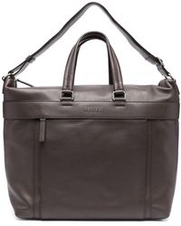 Orciani - Logo-lettering leather tote bag - Lyst